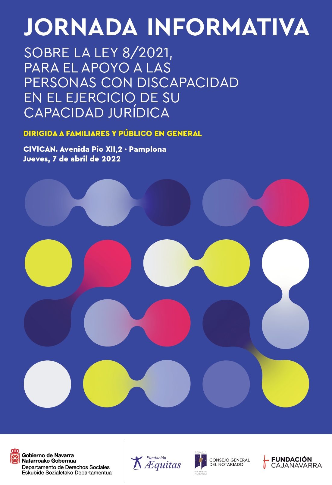Jornada informativa organizada por el Gobierno de Navarra, sobre la Ley 8/2021. ￼￼￼￼