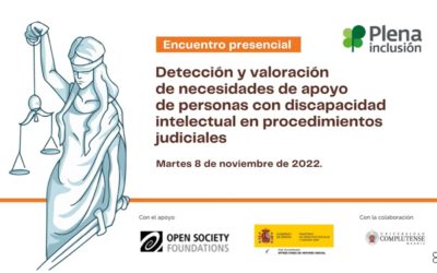 Detección de necesidades de apoyo de personas con discapacidad intelectual en procesos judiciales